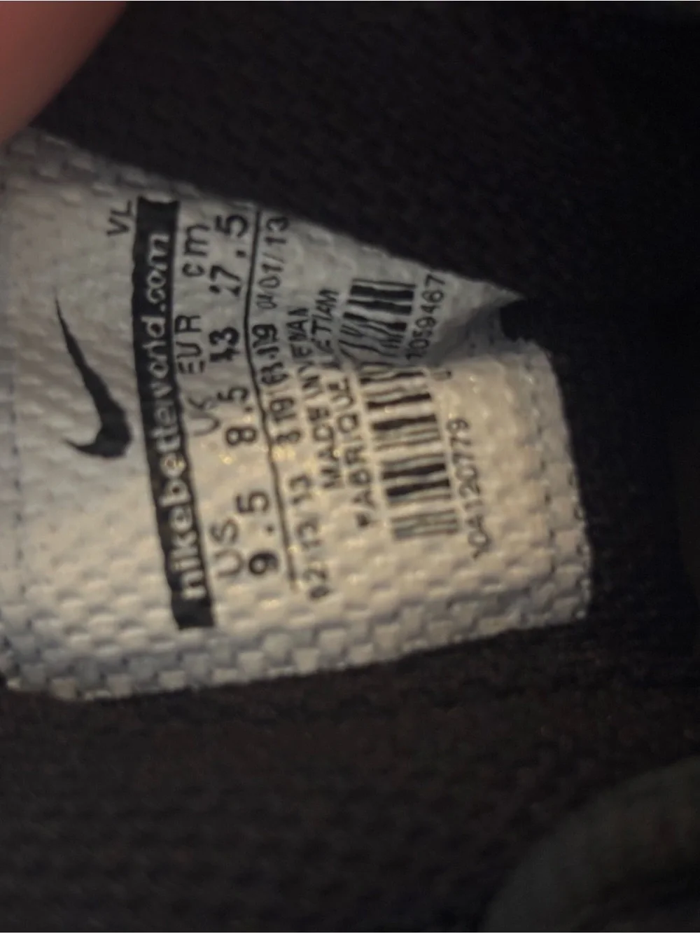 Nike Super Bad Shark Box Label - Orange/White
